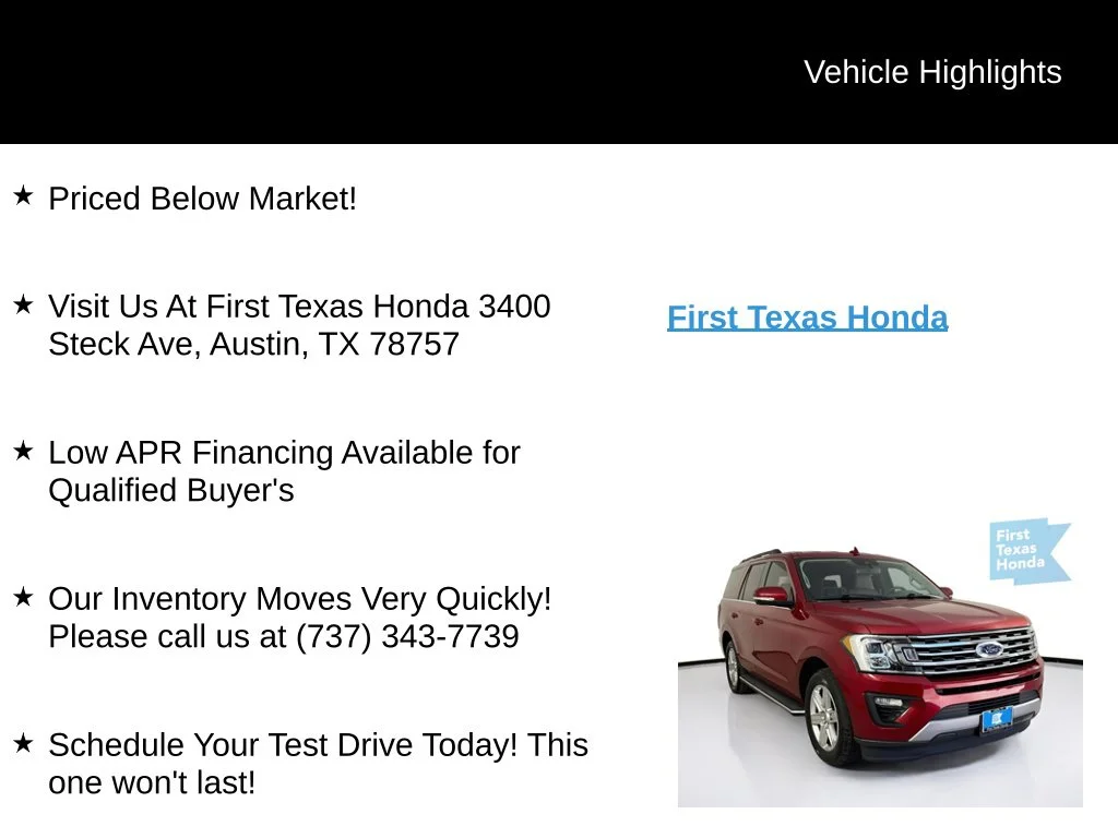 Used 2019 Ruby Red Metallic Ford XLT image 10