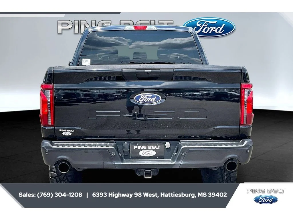 Used 2024 Agate Black Metallic Ford STX image 4