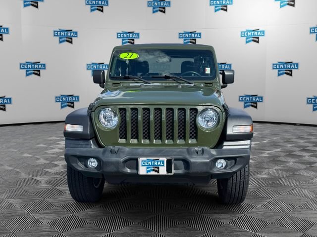 Certified Used 2021 Green Jeep Sport image 9