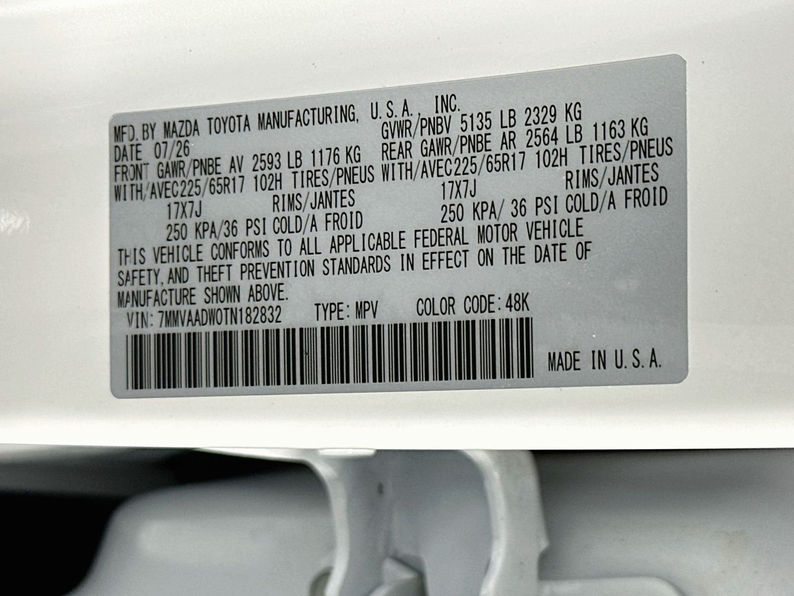 New 2026 Wind Chill Pearl Mazda Premium AWD image 34