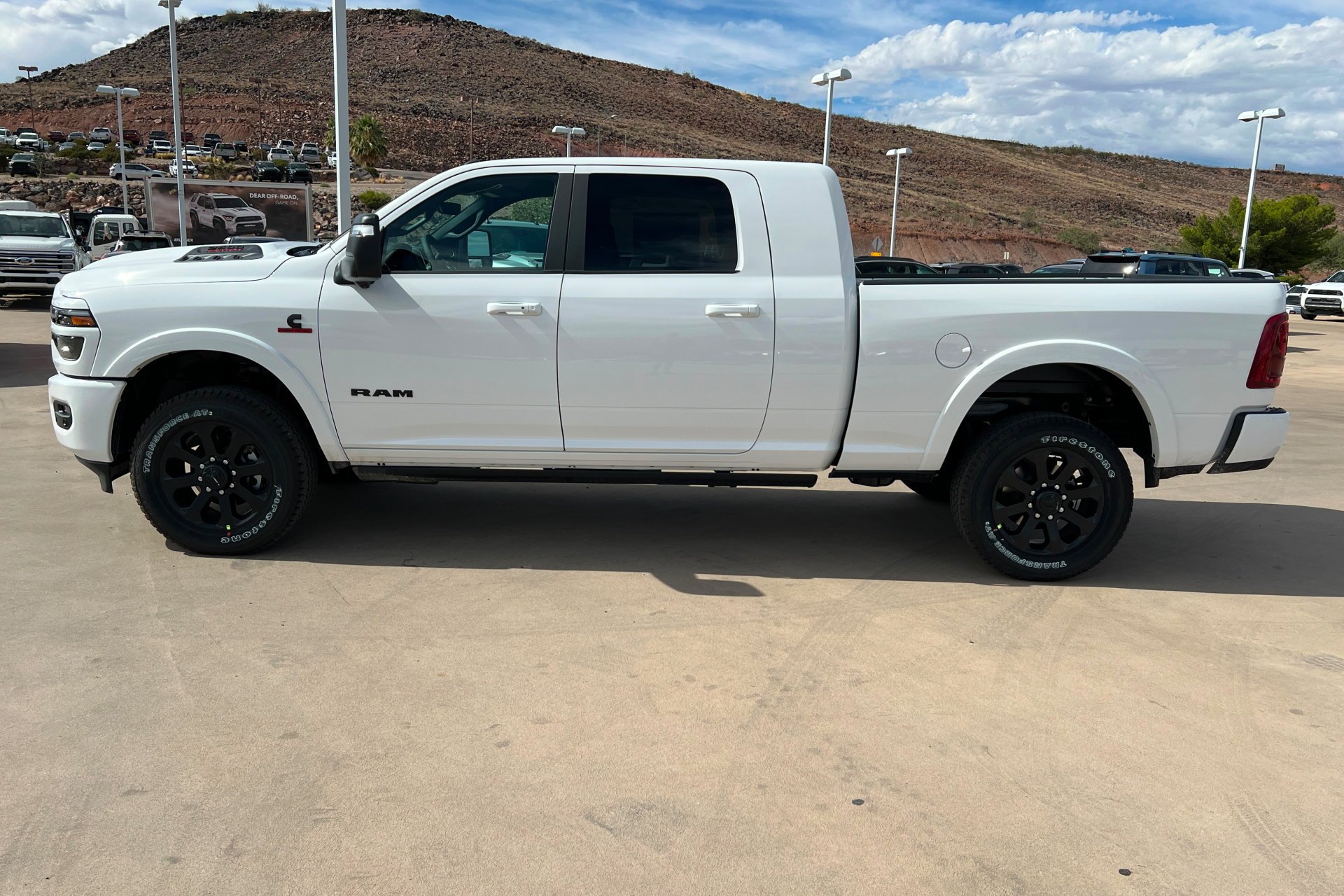 New 2027 Bright White Clear-Coat Exterior Paint RAM Laramie image 2