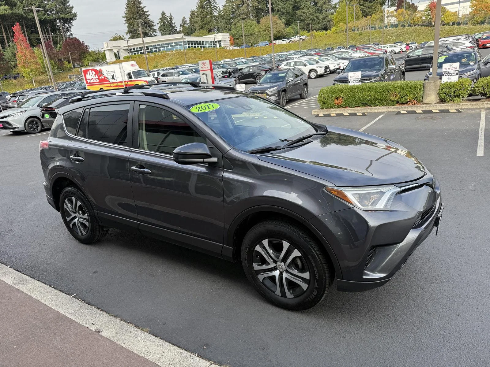 Used 2017 Magnetic Gray Metallic Toyota LE image 7