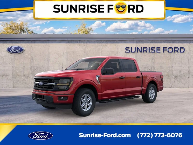 New 2026 Ruby Red Metallic Tinted Clearcoat Ford XLT image 1