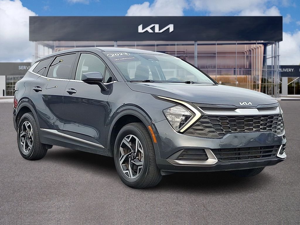Certified Used 2023 Gray Kia LX image 1