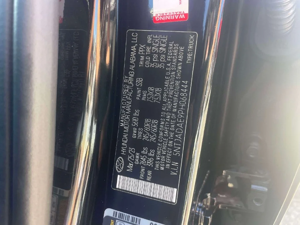 Certified Used 2023 Black Hyundai SE image 19