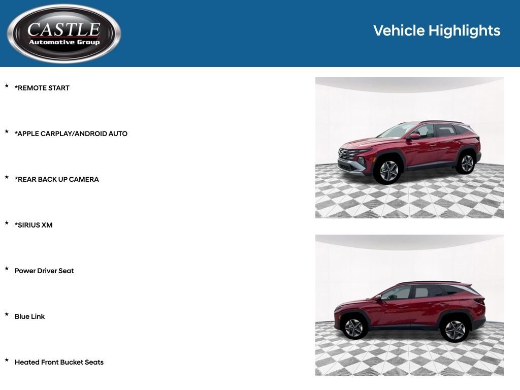 New 2026 Red Hyundai SEL image 3