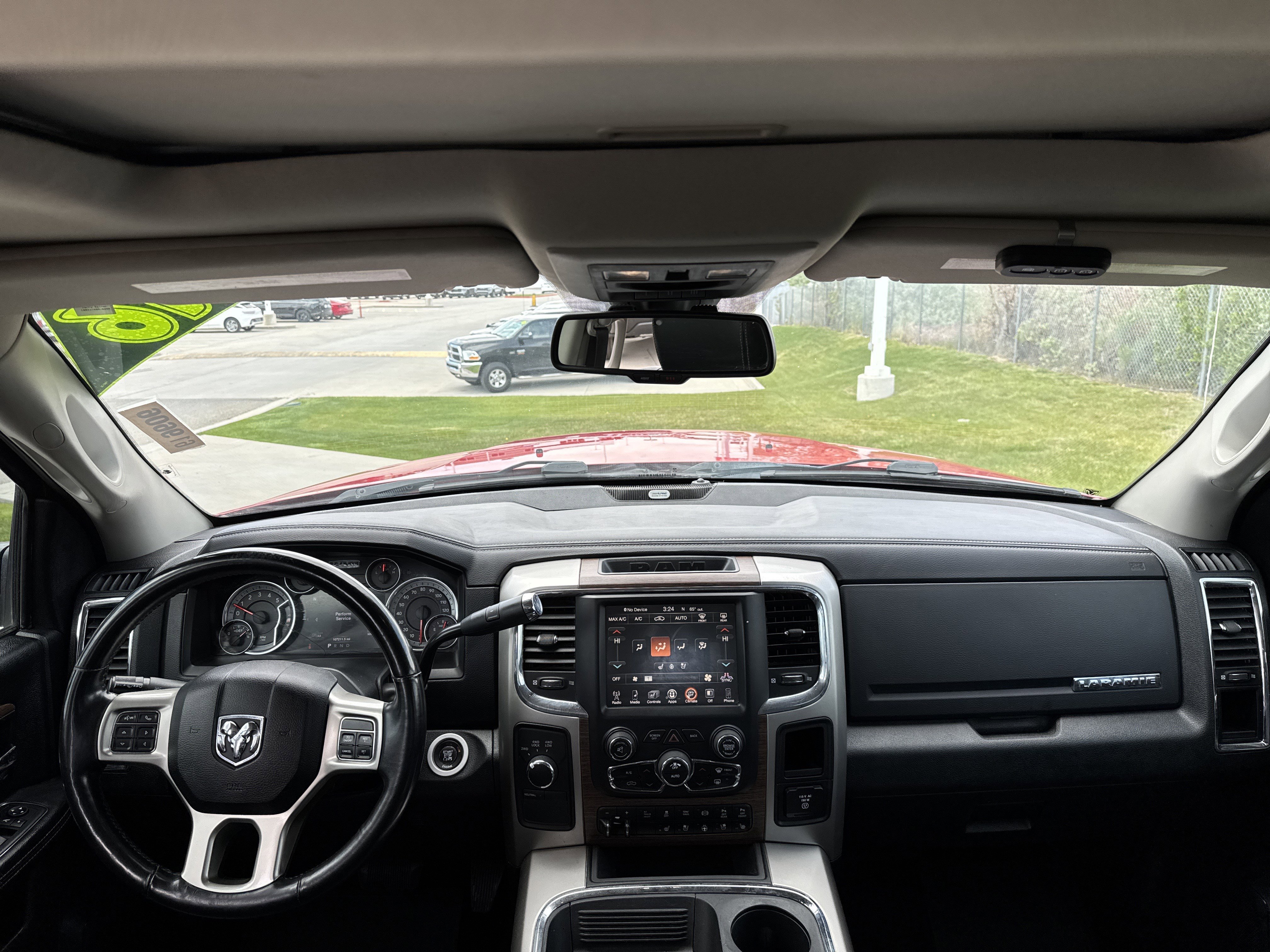 Used 2016 Flame Red Clearcoat Ram Laramie image 25