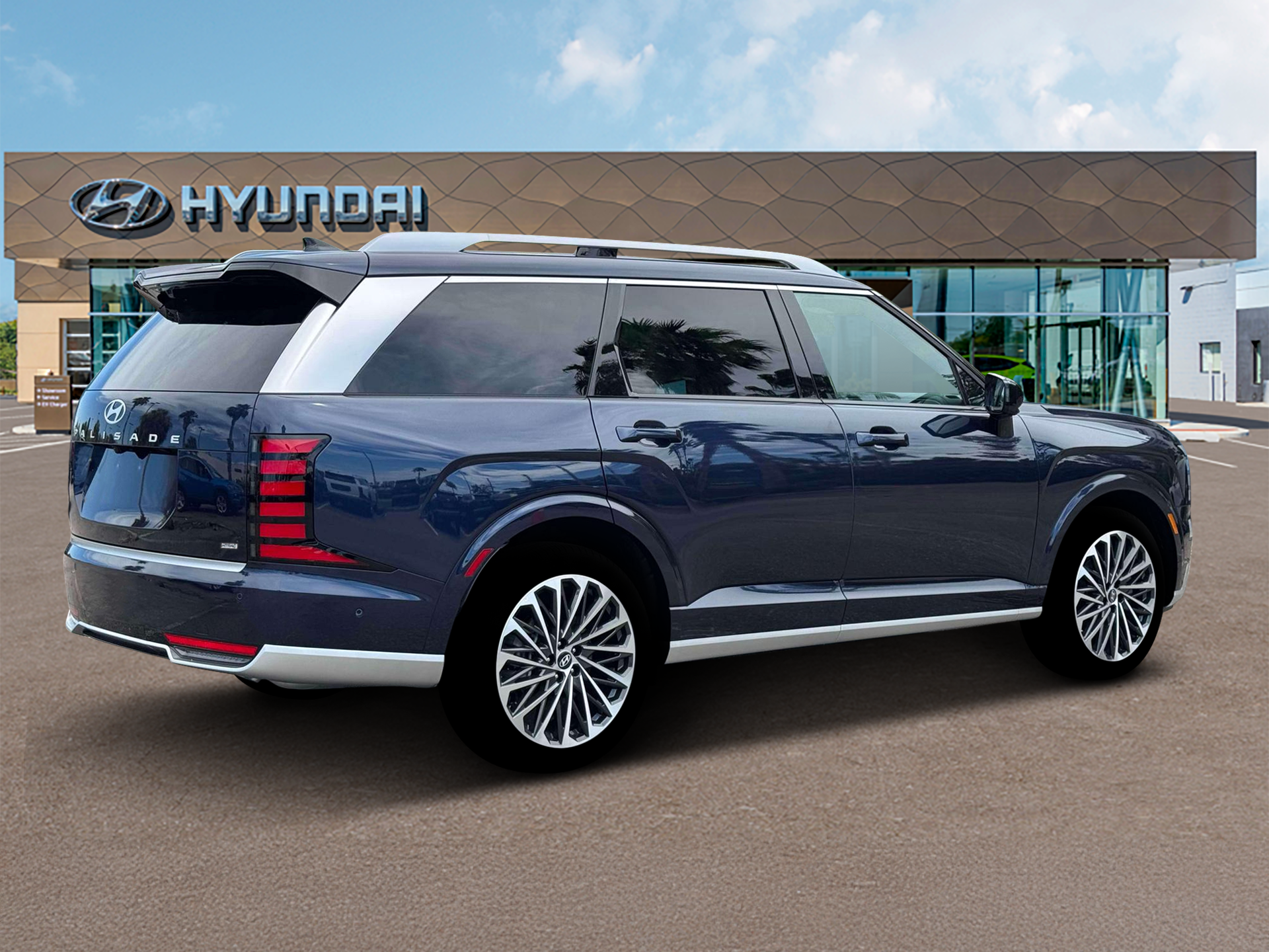 New 2026 Blue Hyundai Calligraphy AWD image 8