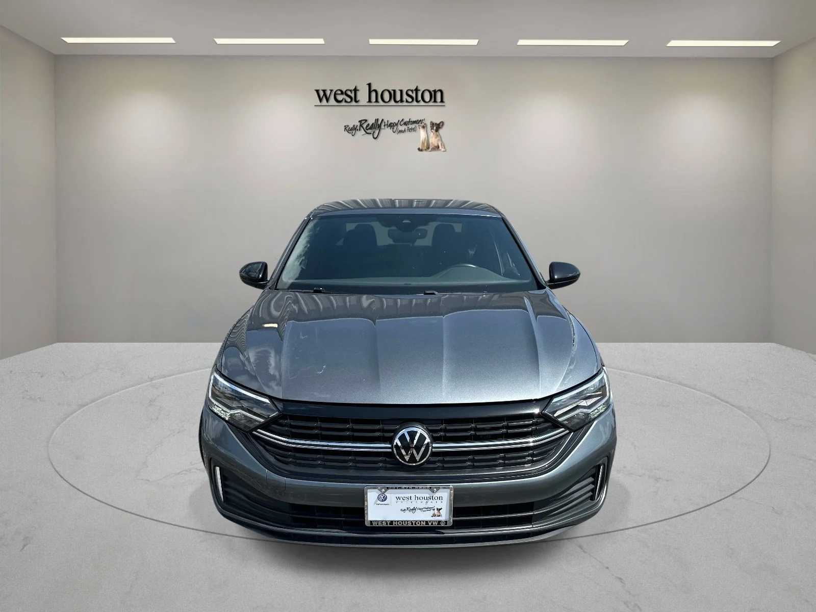 Used 2024 Platinum Gray Metallic Volkswagen Sport Auto image 2