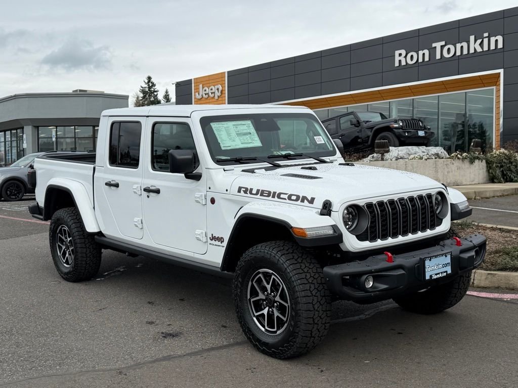 New 2026 Bright White Clear-Coat Exterior Paint Jeep Rubicon X image 2