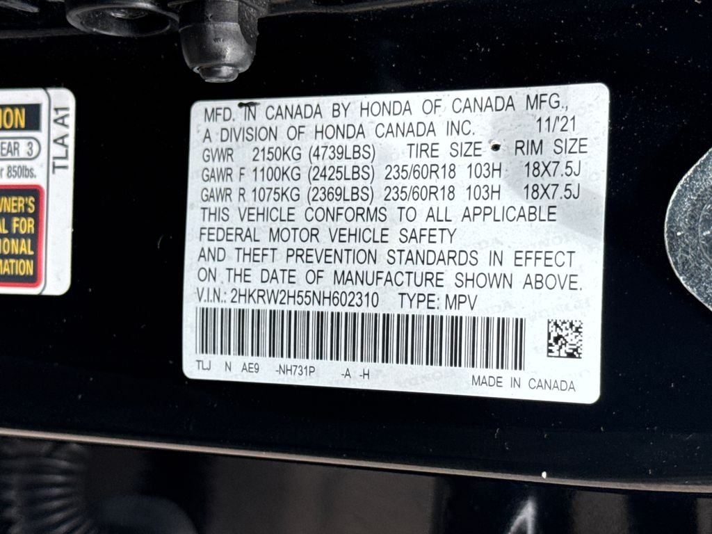 Used 2022 Black Honda EX image 47