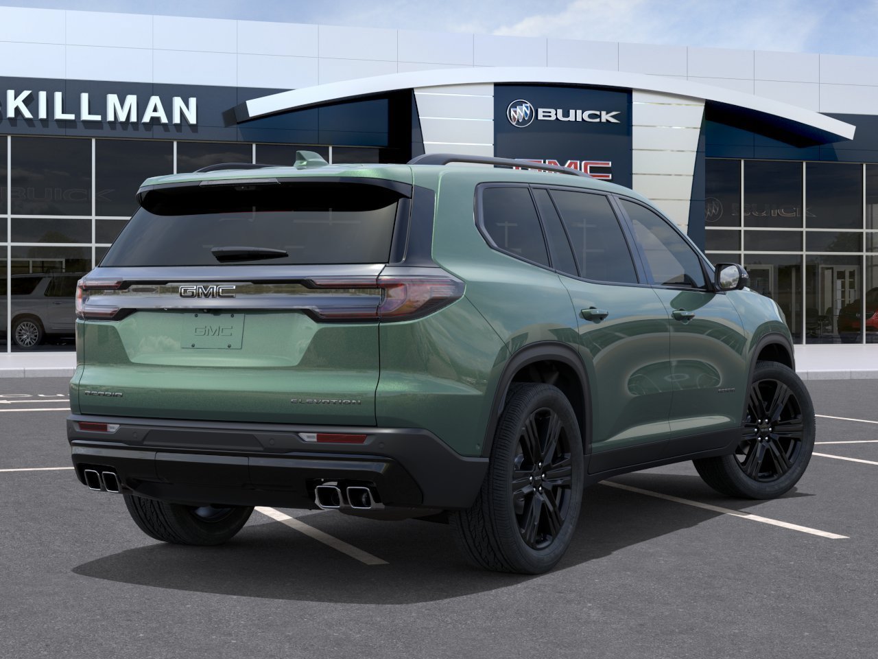 New 2027 Trailstone Green Metallic GMC Elevation image 4