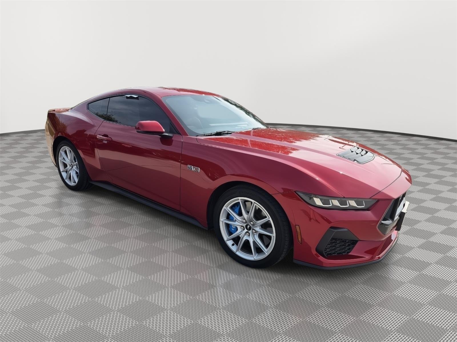 Used 2024 Rapid Red Metallic Tinted Clearcoat Ford GT Premium image 3
