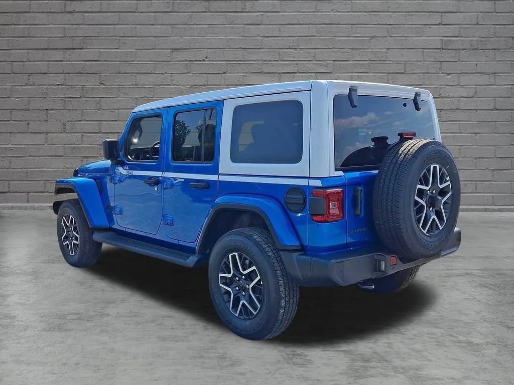 New 2027 Hydro Blue Pearlcoat Jeep Sahara image 6