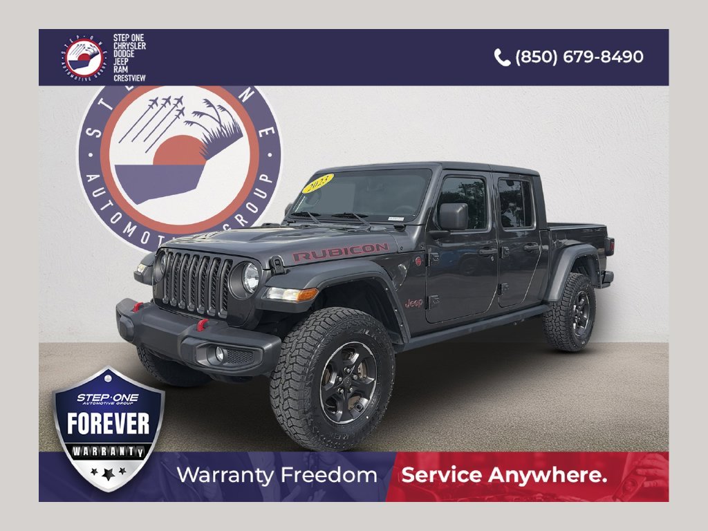 Used 2023 Gray Jeep Rubicon image 1