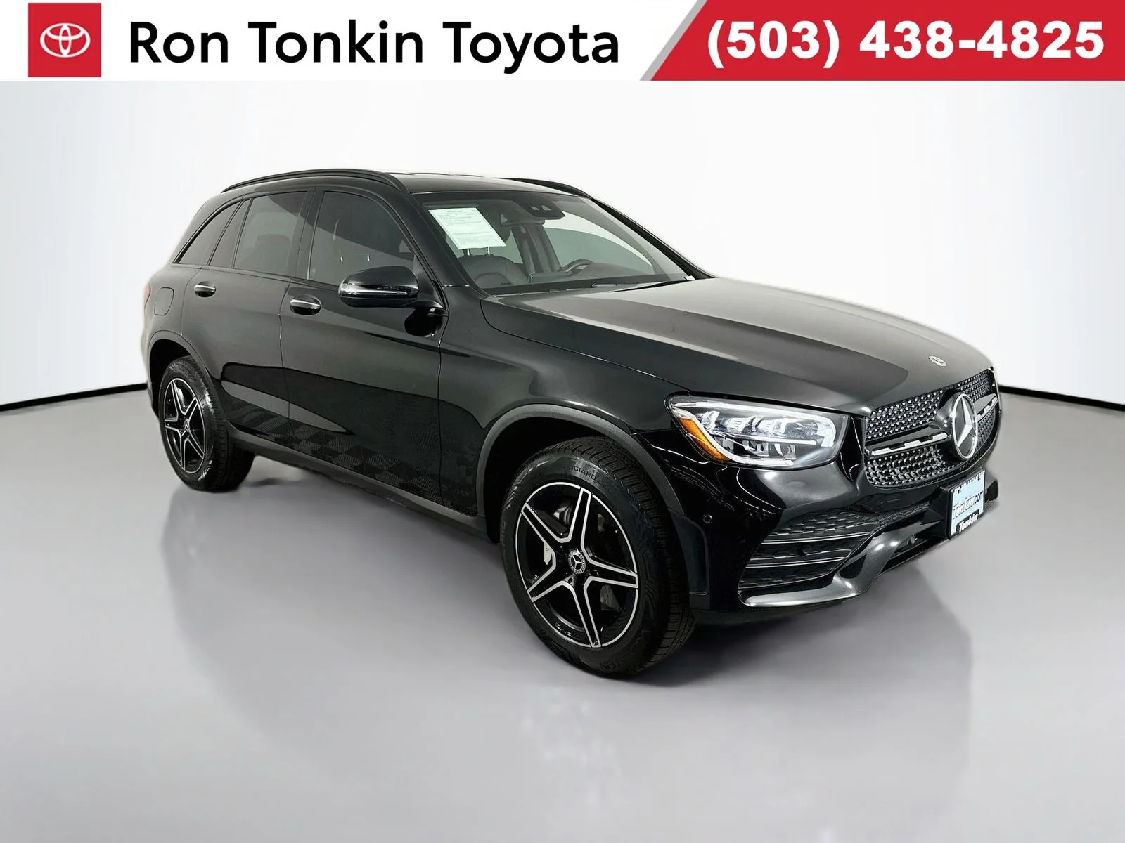 Used 2022 Black Mercedes-Benz GLC 300 image 1