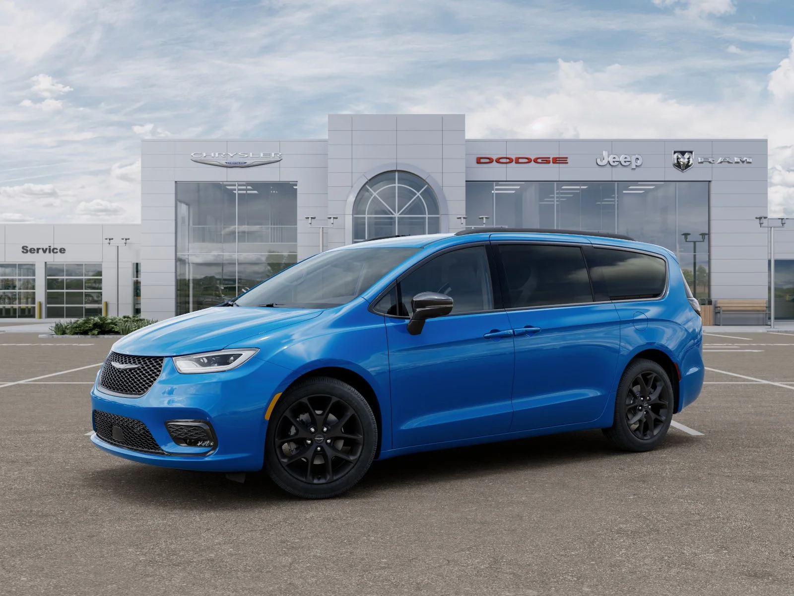 New 2026 Hydro Blue Pearl-Coat Exterior Paint Chrysler Select image 24