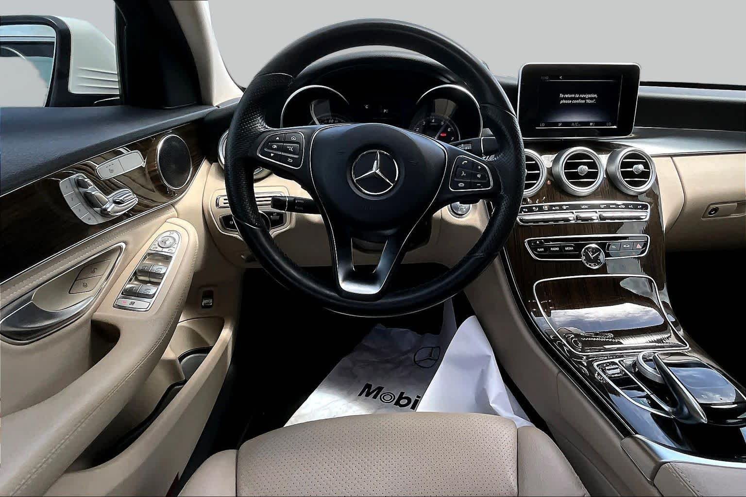 Used 2016 Polar White Mercedes-Benz C 300 Sport image 6