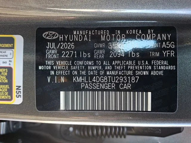 New 2026 Gray Hyundai SE image 15