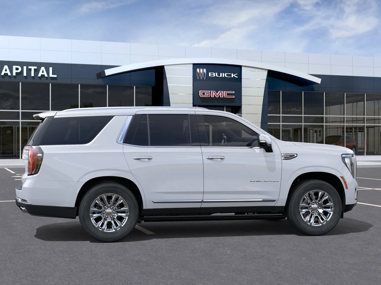 New 2026 GLACIER WHITE TRICOAT GMC Denali image 6