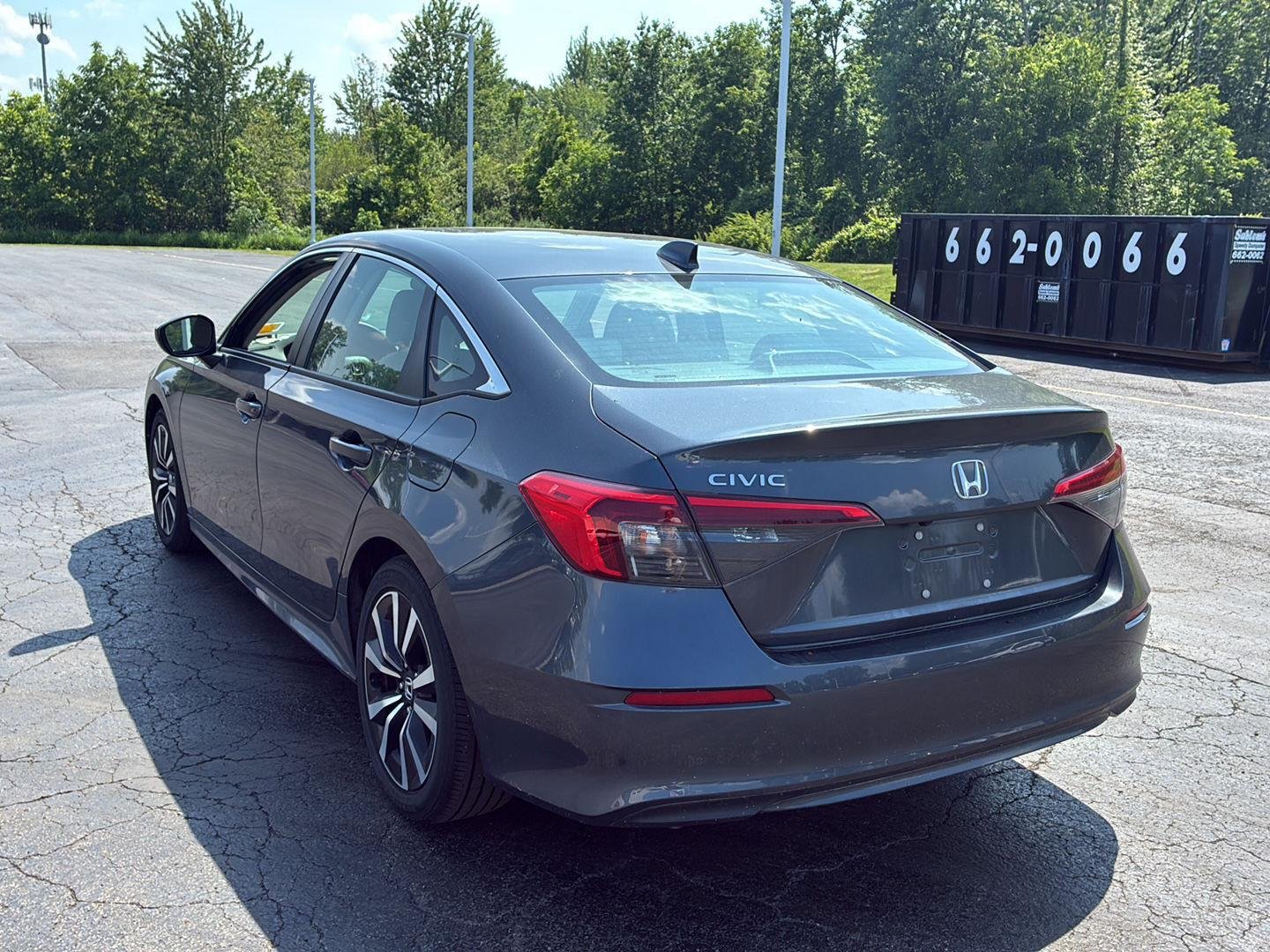Used 2024 Meteorite Gray Metallic Honda EX image 18