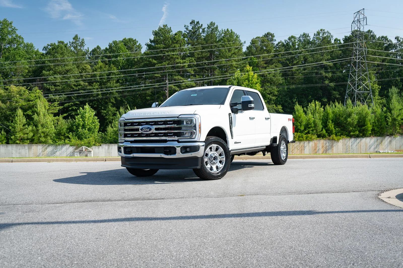 New 2026 Star White Metallic Tri-Coat Ford F-250® Lariat® image 1