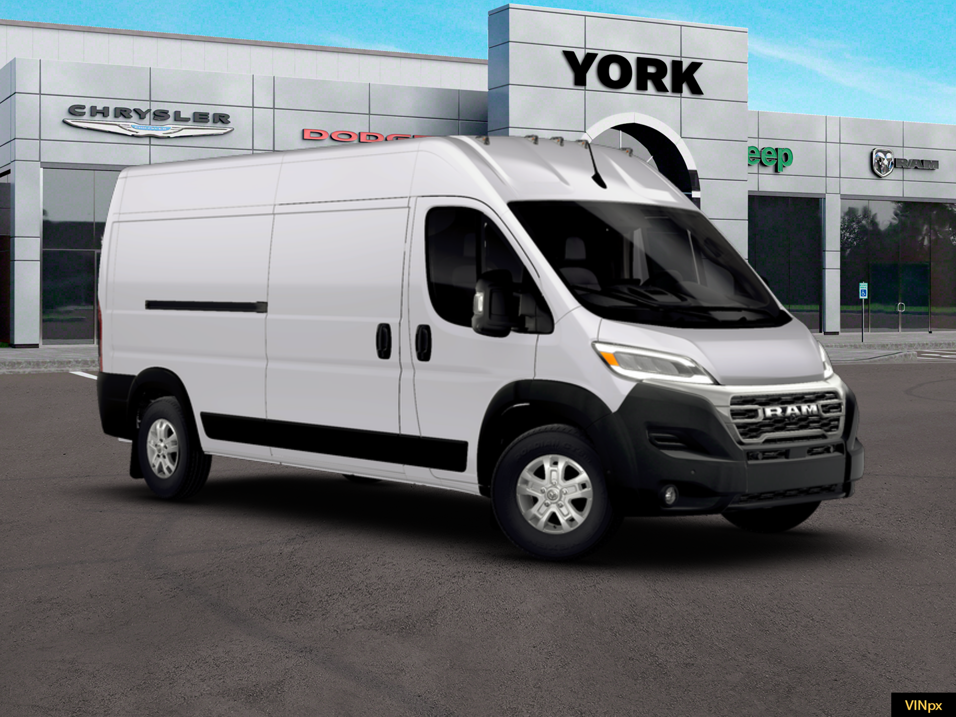 New 2026 Bright White Clearcoat RAM High Roof image 9