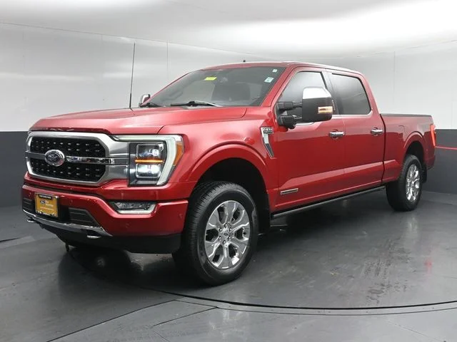 Certified Used 2021 Red Ford Platinum image 3
