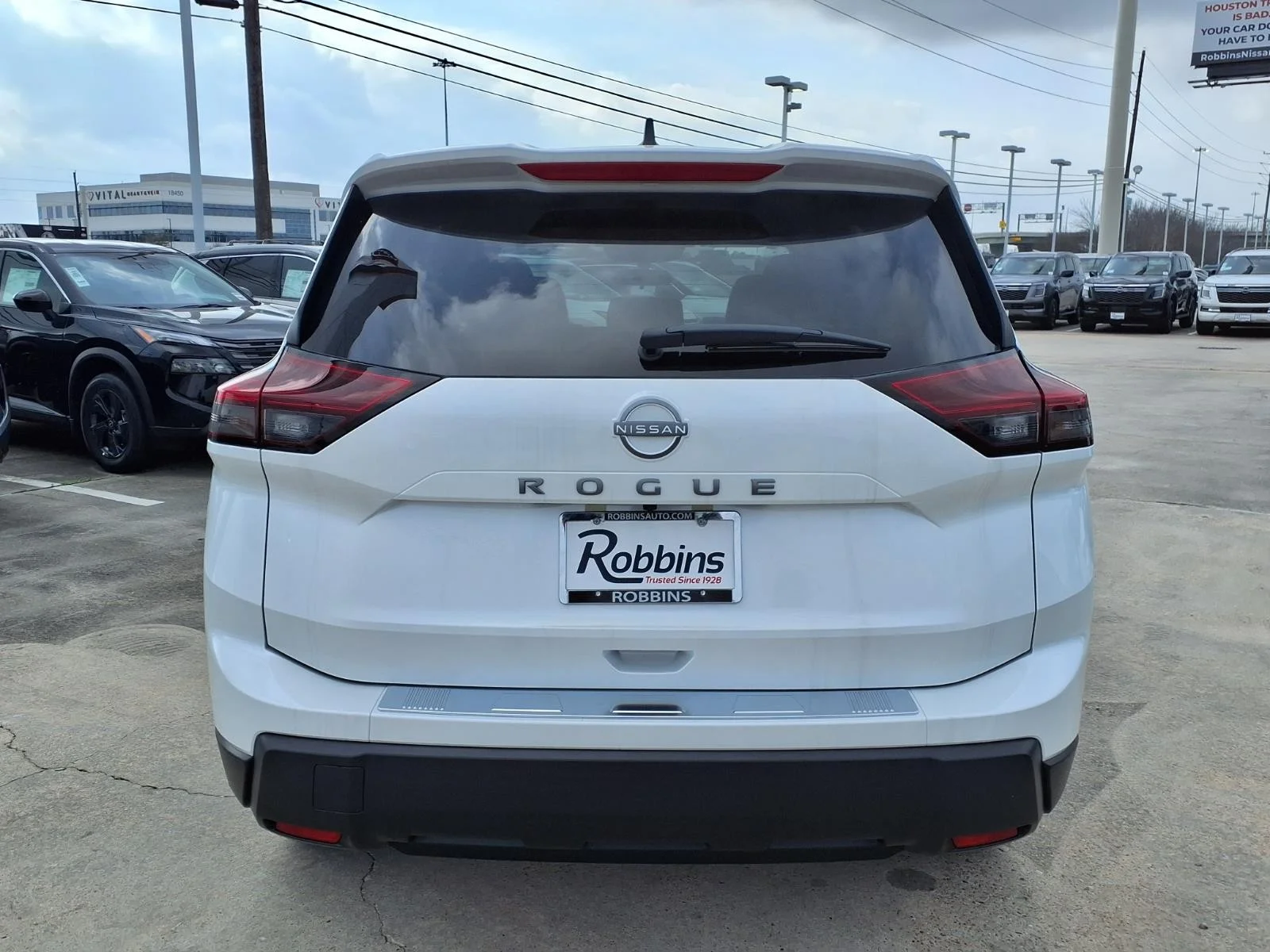 2026 Nissan Rogue SV White at Robbins Nissan