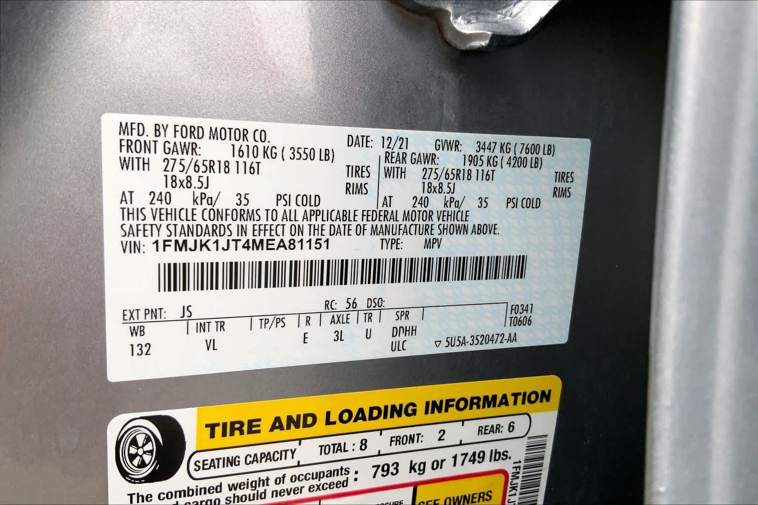 Certified Used 2021 Iconic Silver Ford XLT image 34