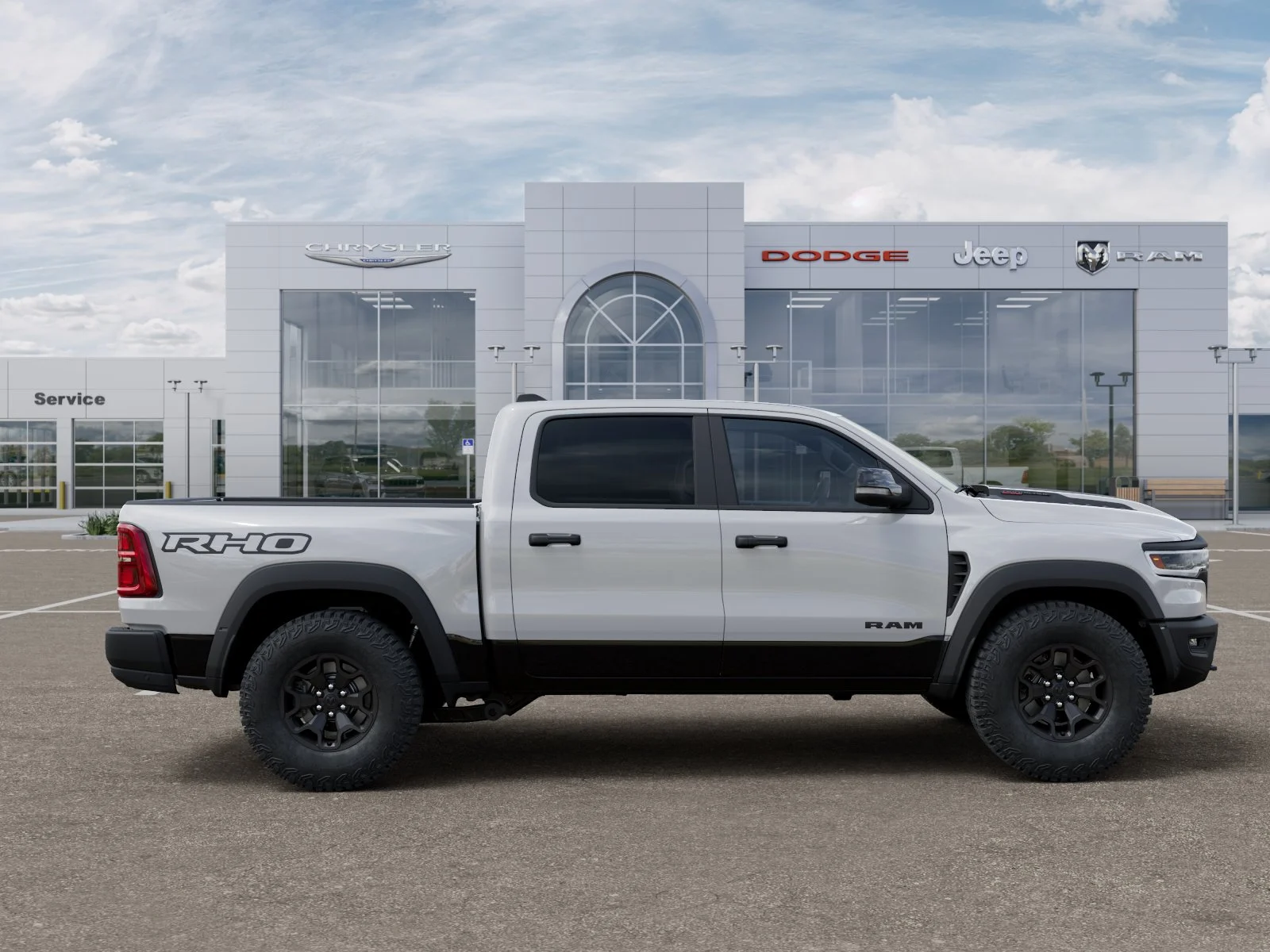 New 2026 Bright White Clear-Coat Exterior Paint RAM RHO image 49