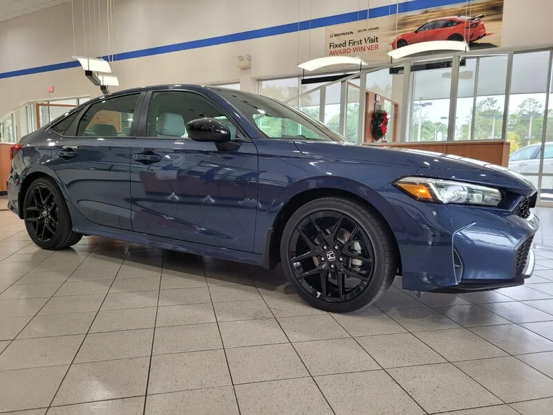 New 2026 Blue Lagoon Pearl Honda SPORT CVT image 3