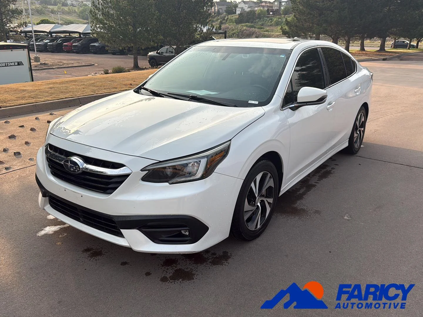 Used 2020 Crystal White Pearl Subaru Premium image 1