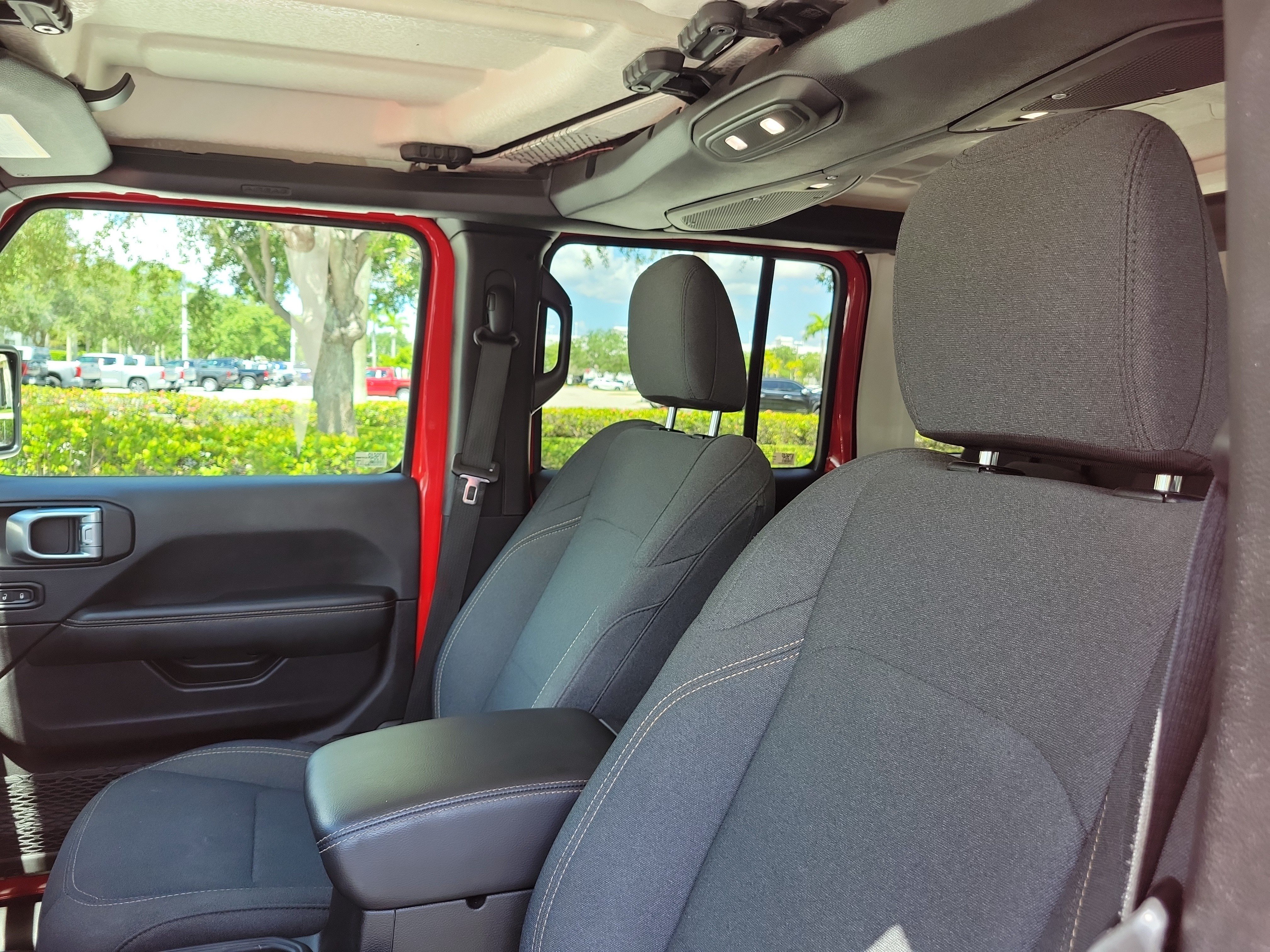 Used 2024 Firecracker Red Clearcoat Jeep Sahara image 22