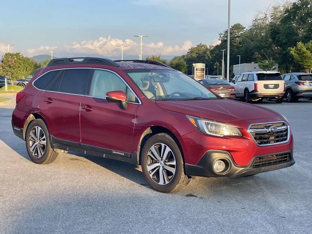 Used 2019 Crimson Red Pearl Subaru Limited image 1