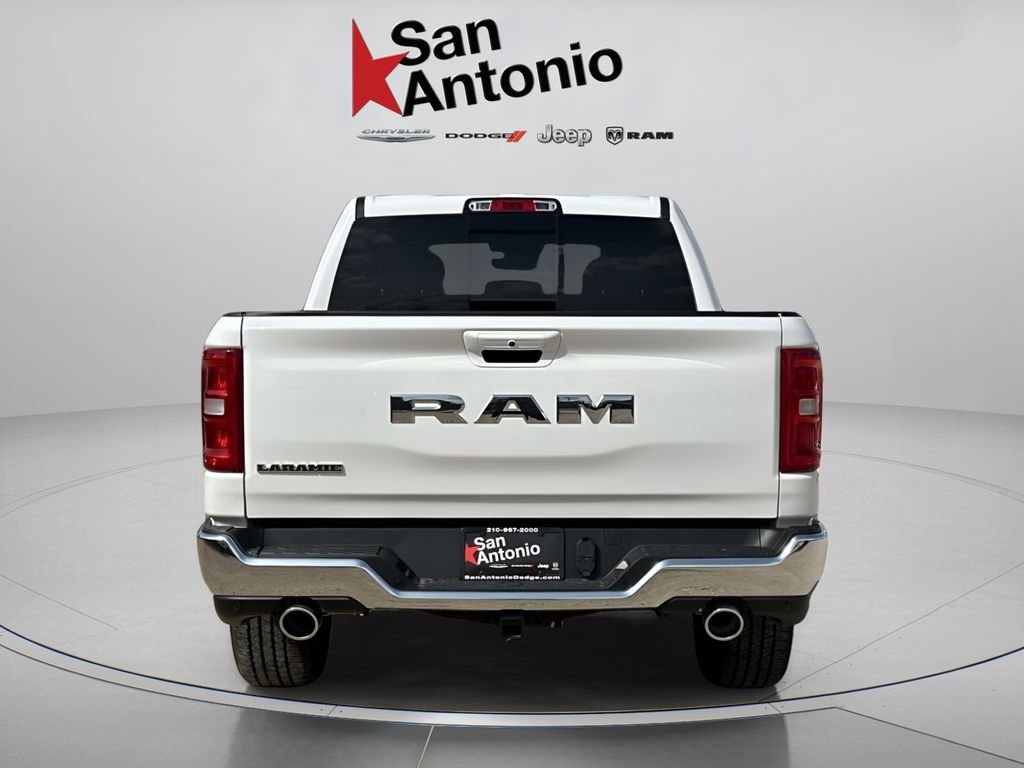 New 2026 Bright White Clear-Coat Exterior Paint RAM Laramie image 7
