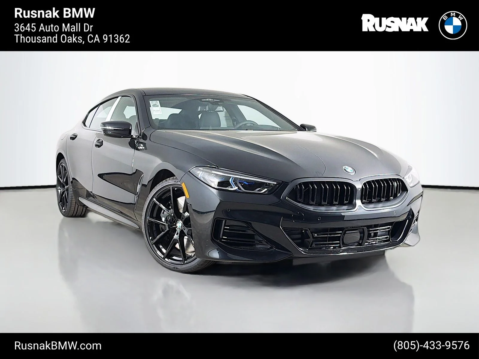 New 2026 Black Sapphire Metallic BMW 840i Gran Coupe image 1