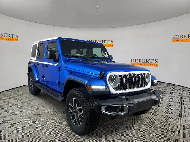 New 2026 Hydro Blue Pearl-Coat Exterior Paint Jeep Sahara image 3