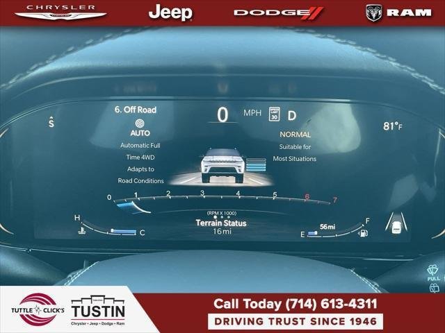 New 2026 Baltic-Gray Metallic Clear-Coat Exterior Paint Jeep Grand Wagoneer image 24