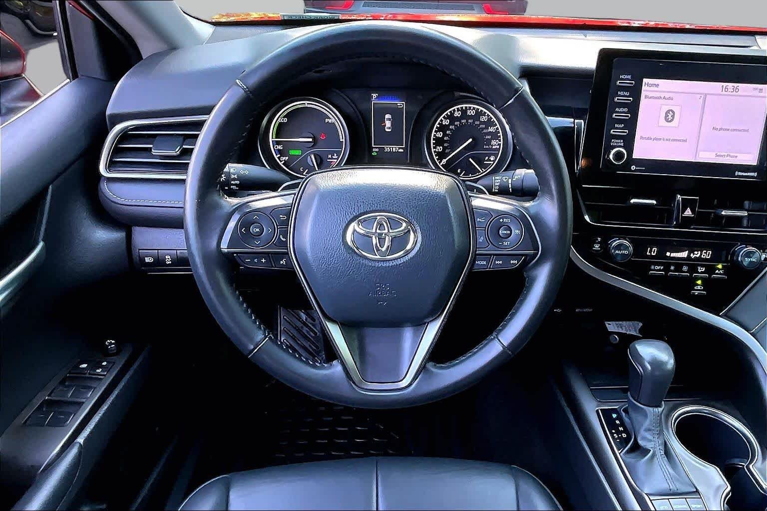 Certified Used 2024 Supersonic Red Toyota Hybrid SE image 6