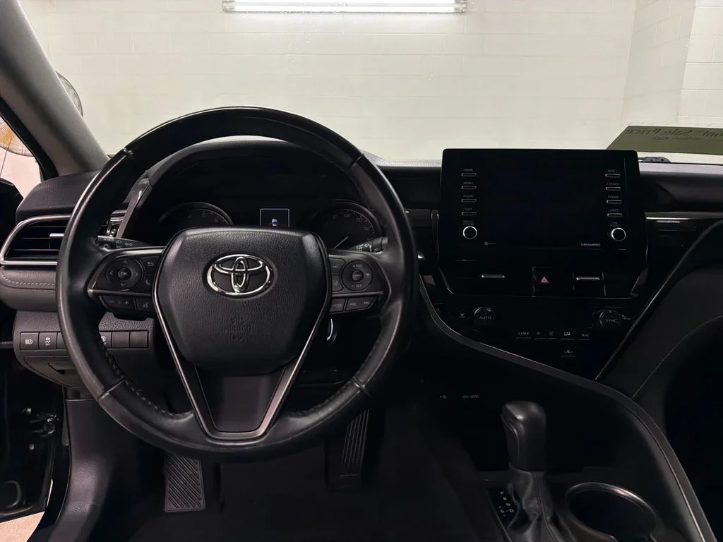 Certified Used 2022 Black Toyota SE image 9