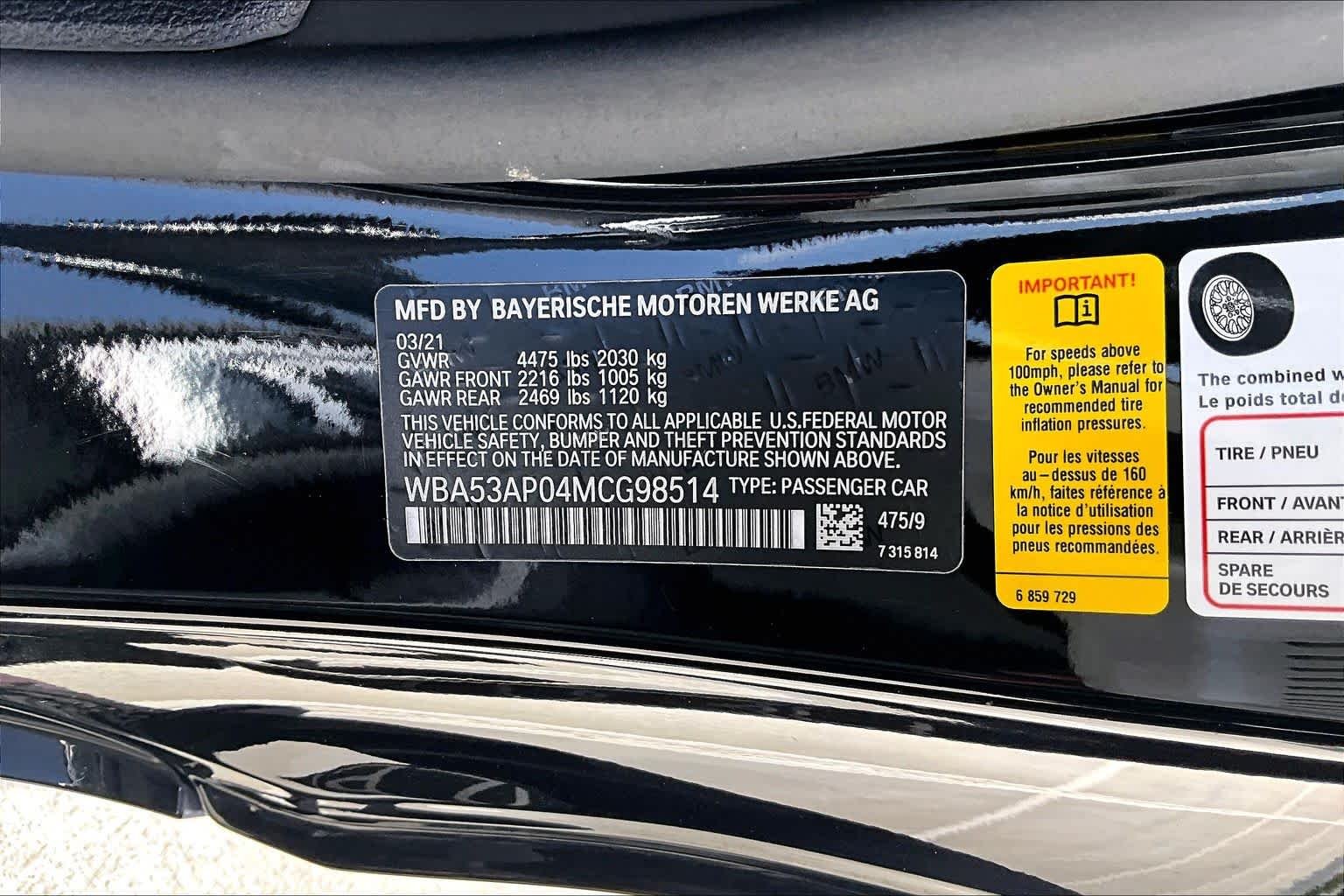 Used 2021 Black Sapphire Metallic BMW 430i image 31