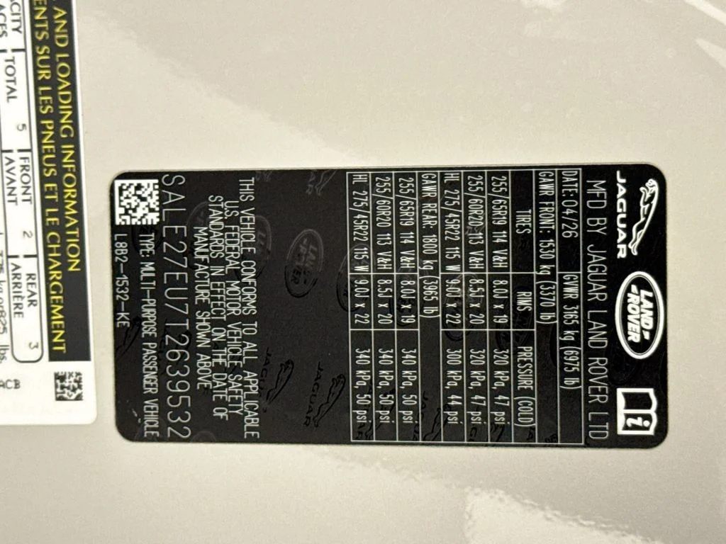 New 2026 Borasco Grey Land Rover X-Dynamic SE image 33