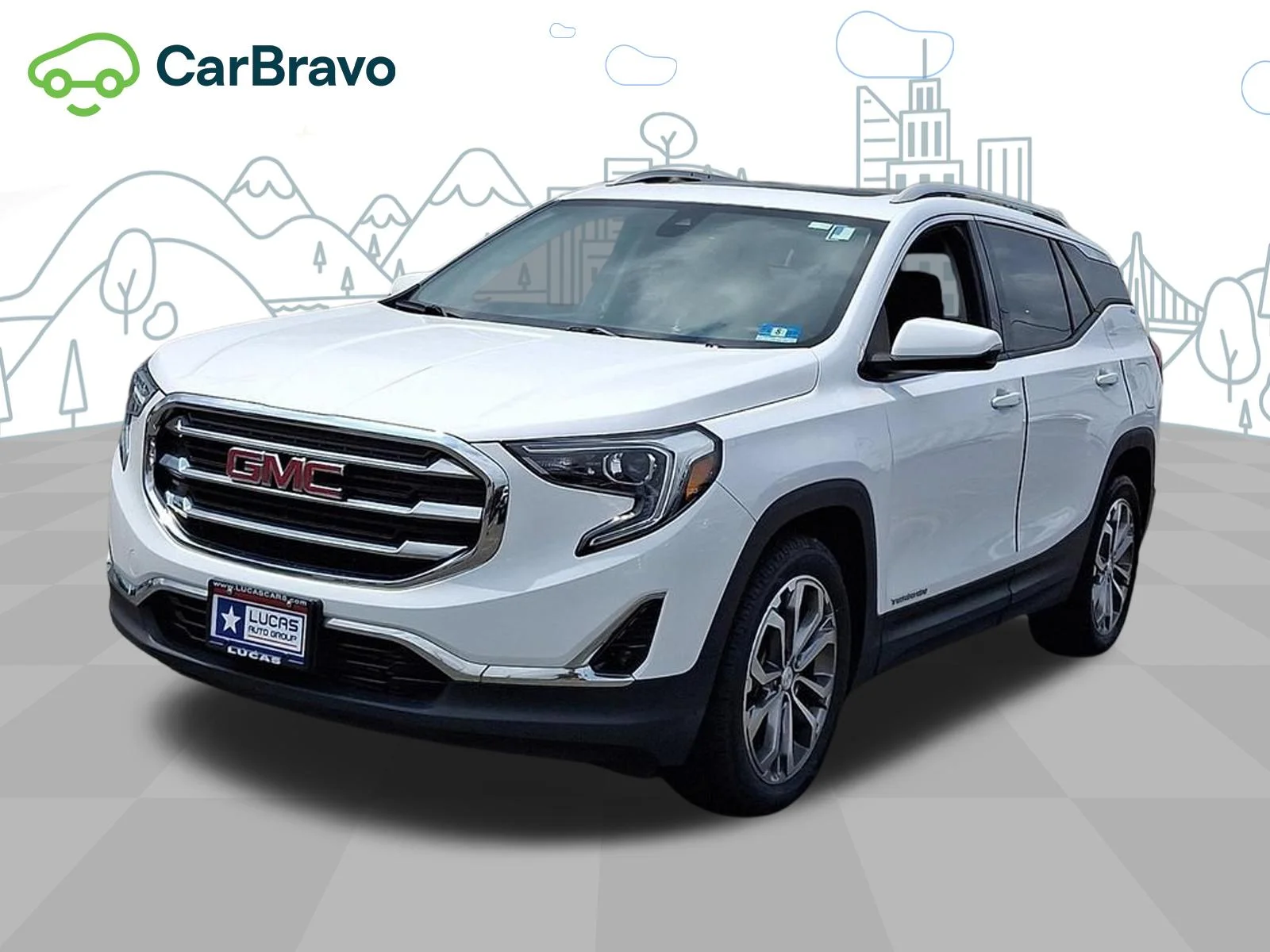 Used 2020 SUMMIT WHITE GMC SLT image 33