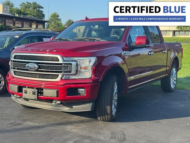 Used 2018 Ruby Red Metallic Tinted Clearcoat Ford Limited image 1