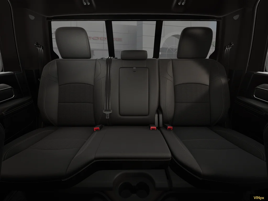 New 2026 Diamond Black Crystal Pearl-Coat Exterior Paint RAM Big Horn Night Edition image 16