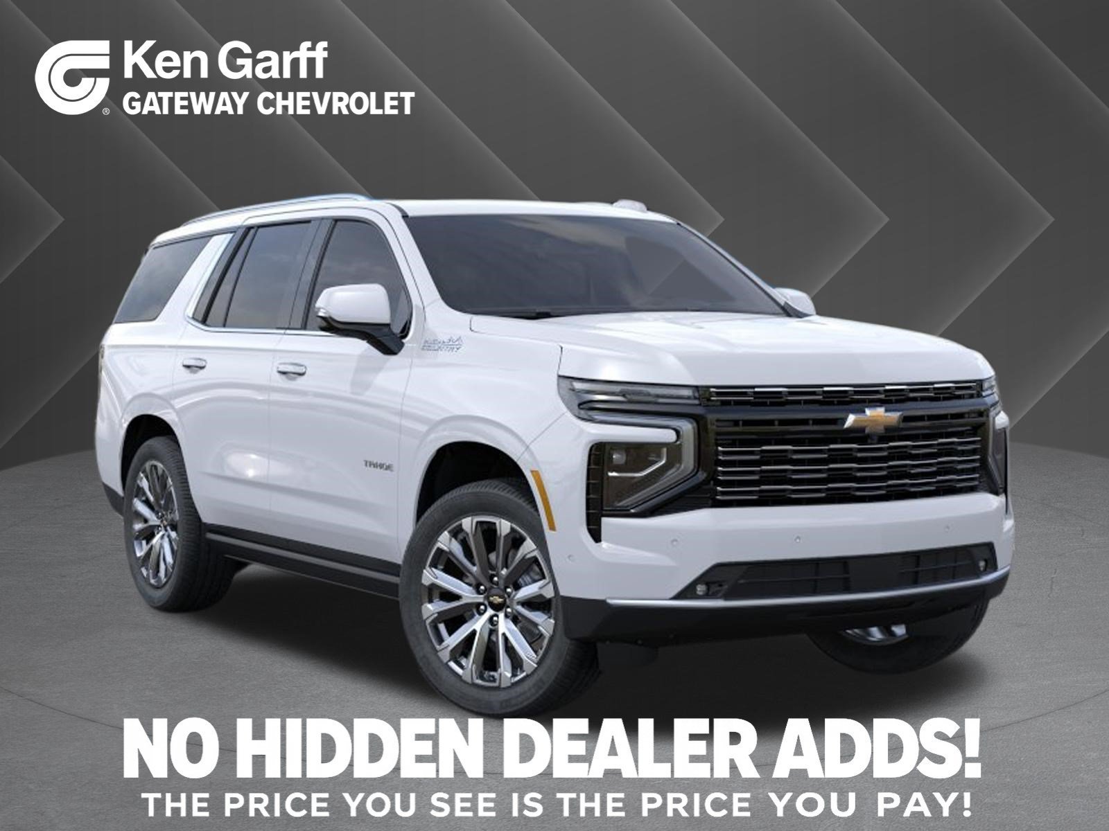 New 2026 Polar White Tricoat Chevrolet High Country image 1
