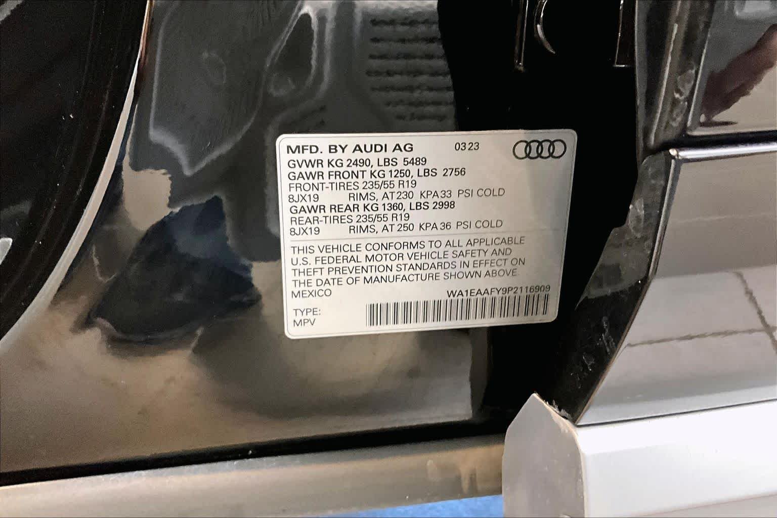Used 2023 Mythos Black Metallic Audi S line Premium Plus image 34