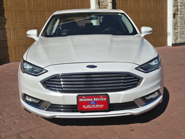 Used 2018 White Platinum Tri-Coat Metallic FORD TITANIUM image 8