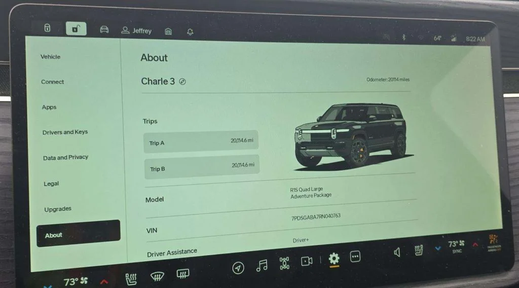 Used 2024 Black Rivian Adventure image 3